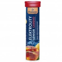 Protego Elektrolity SENIOR CARDIO o smaku brzoskwiniowym - 20 tabletek musujących