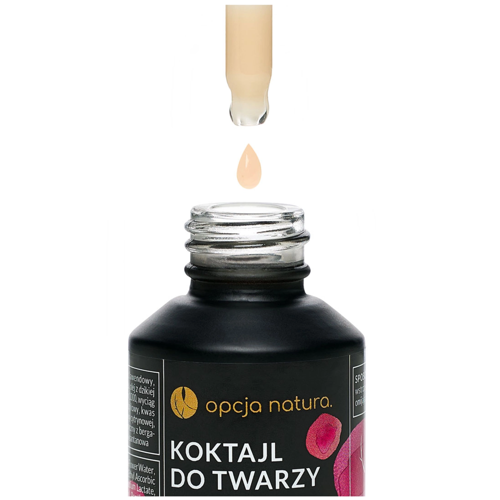 Koktajl do Twarzy – Antyoksydacyjne serum na dzień Róża & Paczula