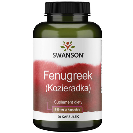 Swanson Kozieradka 610 mg (Fenugreek) 90 kapsułek [TEST WD]