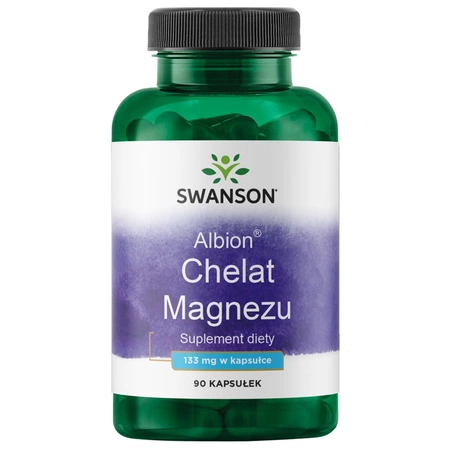 Swanson Chelat Magnezu 133 mg 90 kapsułek