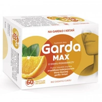Garda MAX o smaku pomarańczy - 60 pastylek do ssania
