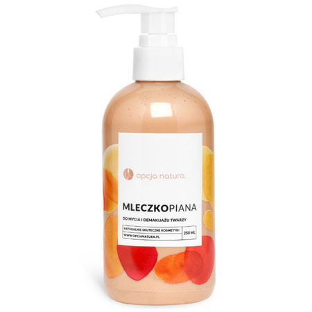 Opcja natura Mleczkopiana Mleczko do mycia i demakijażu twarzy - 250 ml