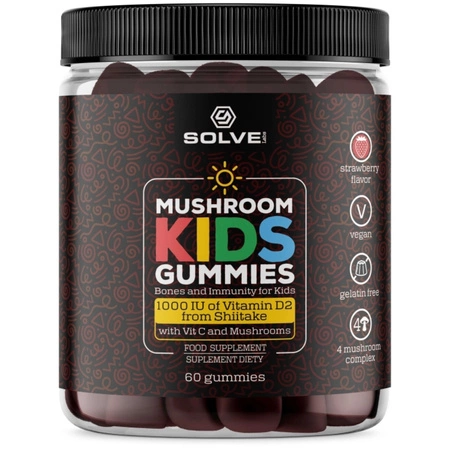 Mushroom Kids Gummies - opakowanie żelek.