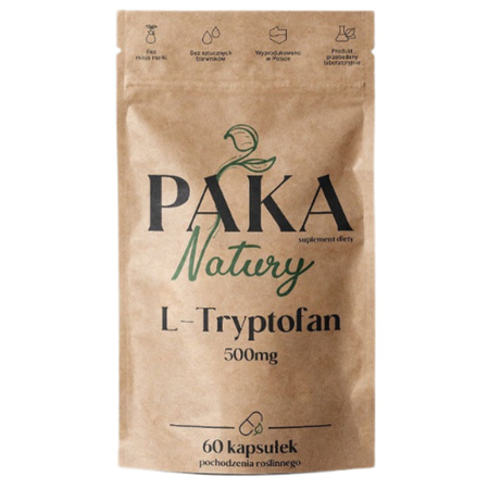 Paka Natury L-Tryptofan 500 mg - 60 kapsułek