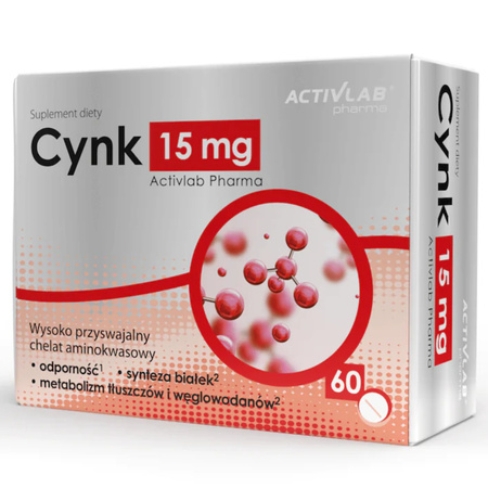 Activlab Pharma Cynk 15 mg - 60 tabletek