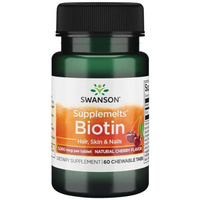 Biotyna 5000 mcg Włosy Skóra Paznokcie (60 kaps) Swanson