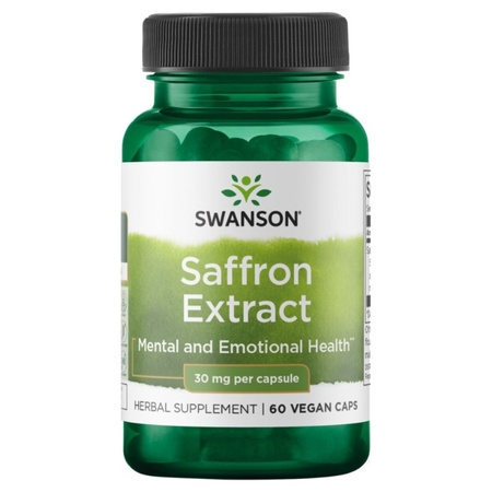 Swanson Szafran Extract 30 mg - 60 kapsułek