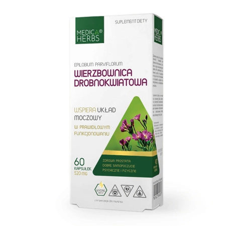 Medica Herbs Wierzbownica Drobnokwiatowa 520 mg - 60 kapsułek