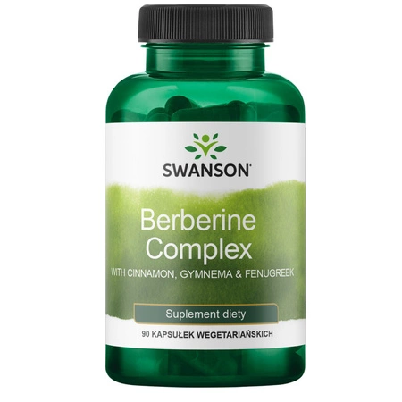 Berberyna Complex (Cynamon, Gymnema, Fenugreek) 90 kaps Swanson