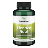 Swanson Lukrecja Korzeń (Licorice Root) 450 mg - 100 kapsułek