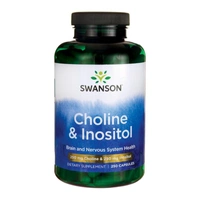 Swanson Cholina + Inozytol 250 mg - 250 kapsułek