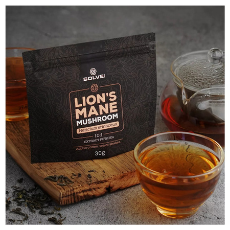 Lion's mane (Soplówka Jeżowata) Ekstrakt 10:1 (30 g) Solve Labs