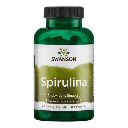Swanson Spirulina 500 mg - 180 tabletek