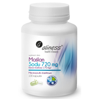 Aliness Maślan Sodu 550 mg Kwas Masłowy 170 mg 100 kapsułek