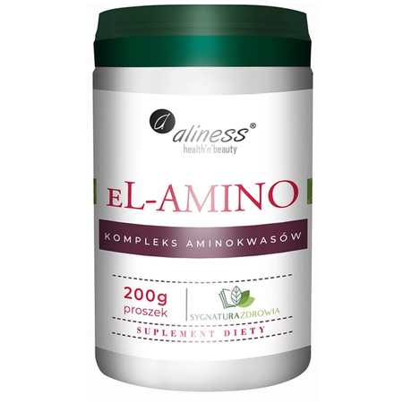 eL-AMINO Complex aminokwasów w proszku 200g Bezsmakowy Aliness
