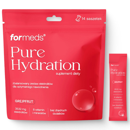 Formeds Elektrolity w proszku o smaku grejpfruta (14 saszetek) Sód Magnez Potas 