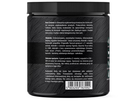 Kreatyna Keto Creatine 240g Smak Cytrynowy Solve Labs