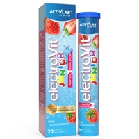 Activlab Pharma ElectroVit Junior - 20 tabletek musujących o smaku truskawkowym