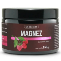 Skoczylas Magnez z maliną w proszku - 240g