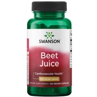 Swanson Beet Juice, Sok z Buraków 500 mg - 60 kapsułek