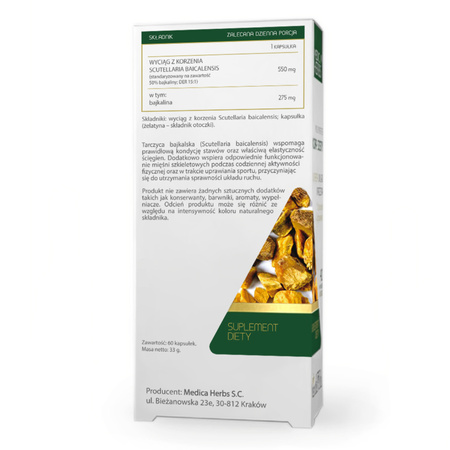 Tarczyca Bajkalska FORTE 550 mg (60 kaps) Medica Herbs 