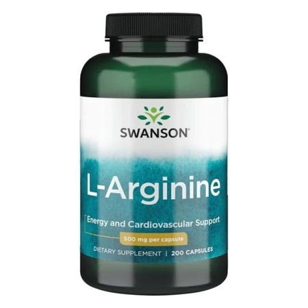 Swanson L-arginina 500 mg - 200 kapsułek