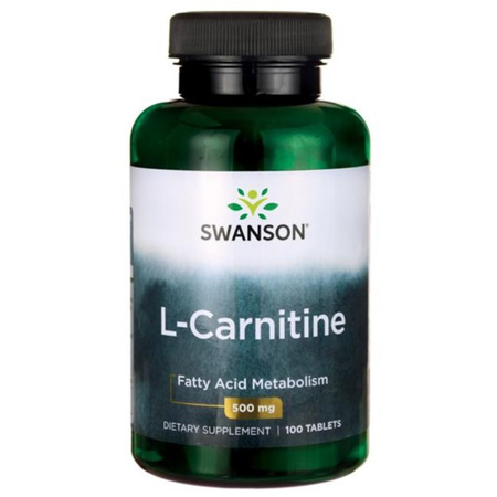Swanson L-Karnityna 500 mg - 100 tabletek