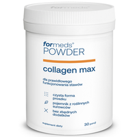 F-COLLAGEN MAX Kolagen Witamina C K2 D3 Kwas Hialuronowy w proszku (30 porcji) ForMeds