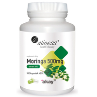 Moringa 500 mg Ekstrakt 20% 100 kapsułek VEGE Aliness