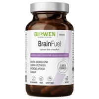 Biowen BrainFuel Bacopa, Ginkgo Biloba + Methyl Witamina B - 60 kapsułek