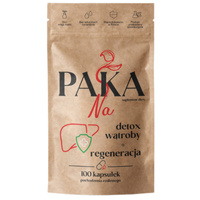 Detox Wątroby Complex Ostropest Karczoch Sylimaryna i Cynaryna (100 kaps) Paka Natury