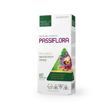 Medica Herbs Passiflora 500 mg 60 kapsułek