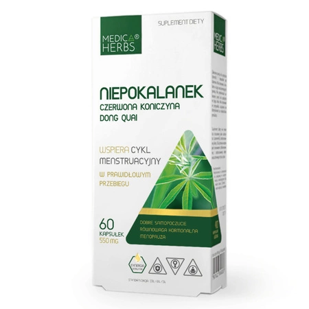 Niepokalanek Czerwona Koniczyna Dong Quai (60 kaps) Medica Herbs