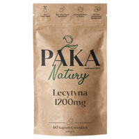 Lecytyna 1200 mg 60 kapsułek Paka Natury