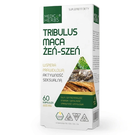 Tribulus Maca Żeń-szeń (60 kaps) Medica Herbs