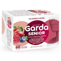 Garda SENIOR o smaku owoców leśnych - 60 pastylek do ssania