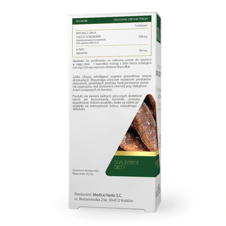 Medica Herbs Jukka 520 mg - 60 kapsułek