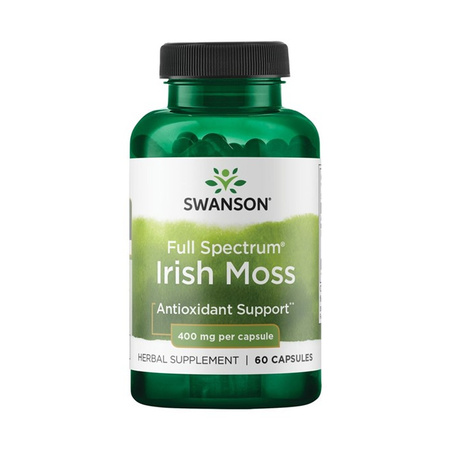 Swanson Chrząstnica Kędzierzawa (Irish Moss) 400 mg - 60 kapsułek