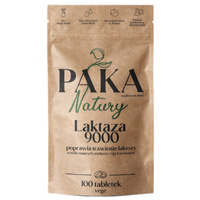 Paka Natury Laktaza 9000 Enzym trawienny - 100 tabletek VEGE