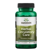 Swanson Herbal Circulatory Care (Ruszczyk, Głóg, Hesperydyna) 60 kapsułek