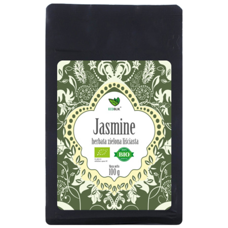 EcoBlik Herbata Zielona Liściasta Jaśminowa EKO 100g
