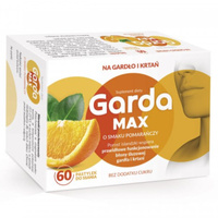 Garda MAX o smaku pomarańczy - 60 pastylek do ssania