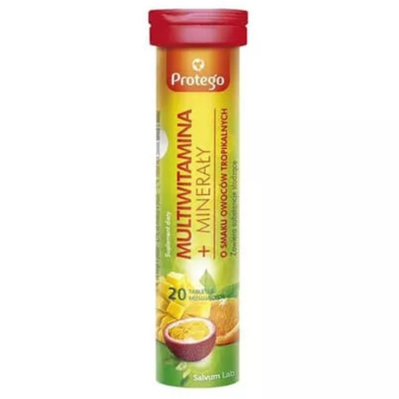 Protego Multiwitamina + Minerały - 20 tabletek musujących