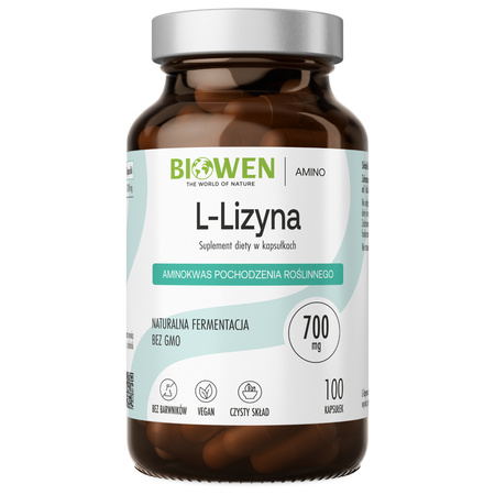 Biowen L-lizyna 700 mg - 100 kapsułek