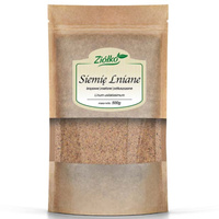 Ziółko Siemię Lniane brązowe Mielone Odtłuszczone - 500 g