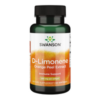 Swanson Ekstrakt ze skórki pomarańczy, D-Limonene Orange Peel Extract 250 mg - 60 kapsułek