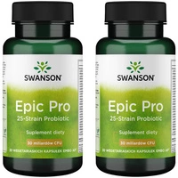 [Zestaw] 2x Swanson Probiotyk Epic Pro 25 mld szczepów 30 kapsułek