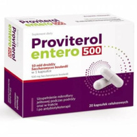 Protego Proviterol ENTERO 500 Saccharomyces Boulardii 10 mld - 20 kapsułek
