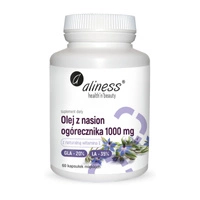 Aliness Olej z nasion ogórecznika 1000 mg - 60 kapsułek