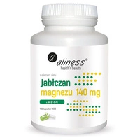 Jabłczan Magnezu 140 mg z Witamina B6 (100 kaps) Aliness